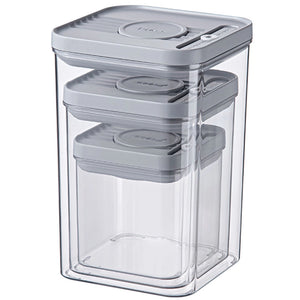 Airtight Stackable Food Containers – 3-Pack