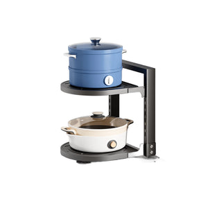 Heavy-Duty Cookware Storage Stand with Adjustable Tiers