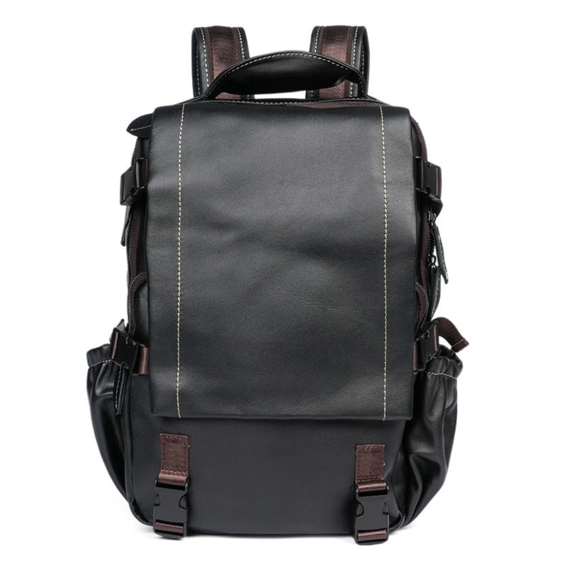 Leather Commuter Backpack