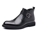 Men’s Buckle Zip Ankle Boots