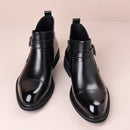 Men’s Buckle Zip Ankle Boots