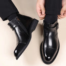 Men’s Buckle Zip Ankle Boots