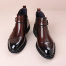 Men’s Buckle Zip Ankle Boots