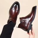 Men’s Buckle Zip Ankle Boots
