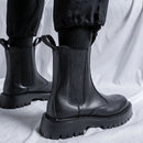 Men’s High-Ankle Urban Leather Boots