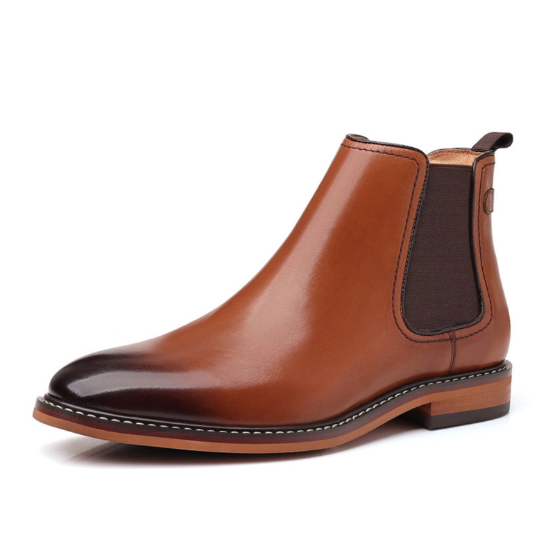 Men’s Leather Chelsea Ankle Boots