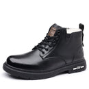 Men’s Warm Lined Leather Ankle Boots