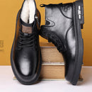 Men’s Warm Lined Leather Ankle Boots