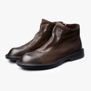 Men's Vintage Leather Ankle Boots