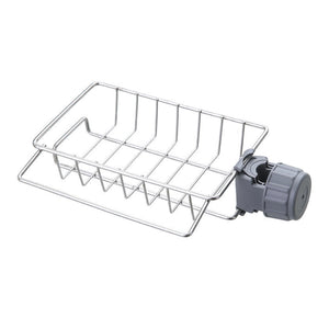 Stainless Steel Sink Tidy — Tap-Fit Caddy